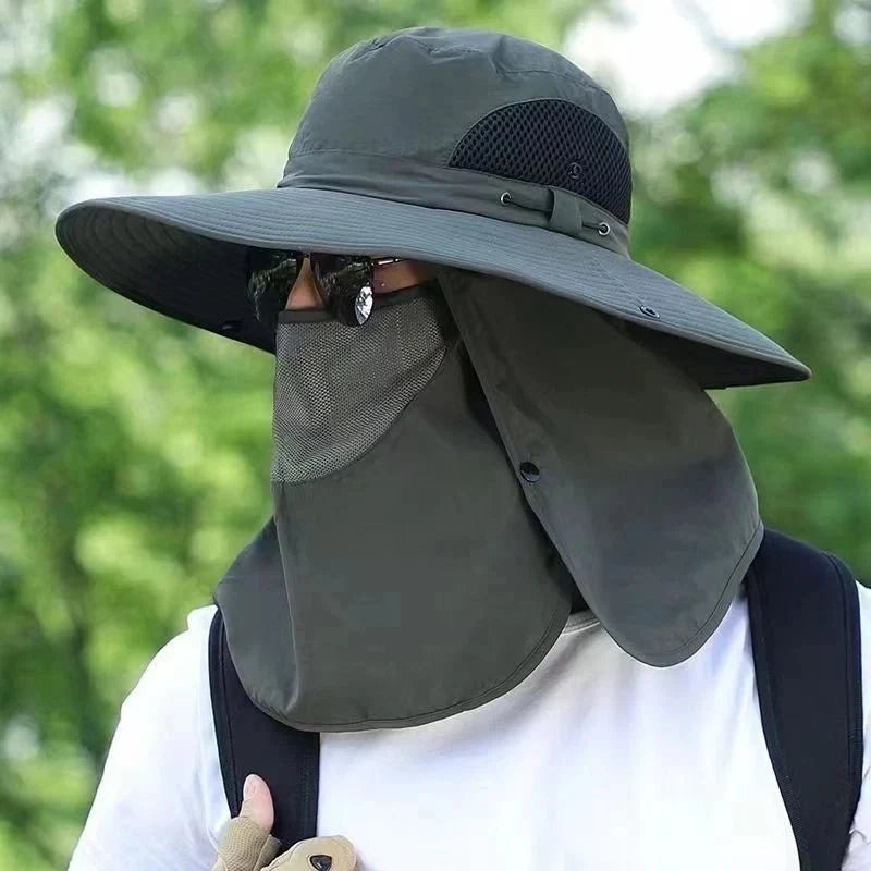Adjustable Outdoor Fishing Hat | Breathable Sunshade Cap for Men and Women