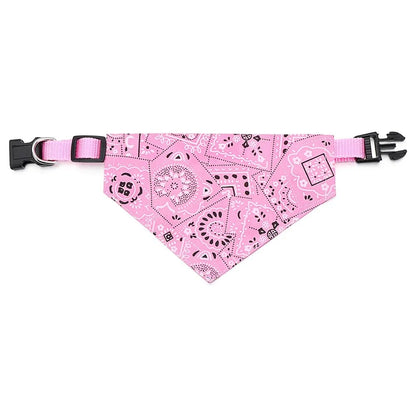 Adjustable Pet Bandana Scarf | Washable Cotton Triangle Collar for Dogs and Cats