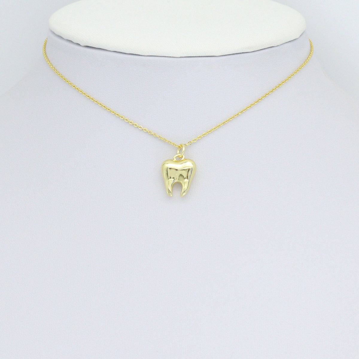 Slippy Gold Tooth Teeth Shape Charm Pendant,Sku#LD718