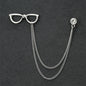 Fashion Simple Men's Chain Rudder Brooch