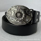 Smooth Buckle For Self-defense Trendy Punk-style Belt Buckle With A Distinctive Look
