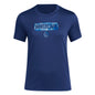 adidas Womens Short Sleeve Pre-Game T-Shirt Team Navy Blue/Vancouver Whitecaps X-Large