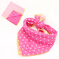 Plaid Double Sided Cotton Pet Scarf