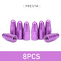 Aluminum Alloy Bike Valve Caps | 8-Piece Pack for Presta and Schrader Valves
