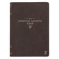 Nlt, the Spiritual Growth Bible (Faux Leather, Walnut Brown) - Imitation Leather