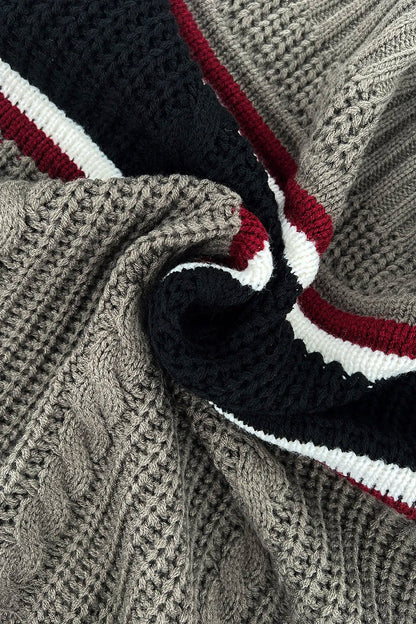 Autumn/Winter Retro Casual Half Zipper Sweater
