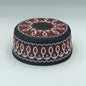 Baby Embroidered High-End Flat-Crown Round-Edge Ethnic-Style Saudi Cap