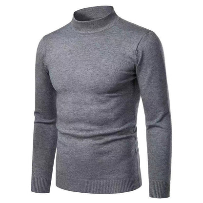 Mens Casual Half-neck Pullover Sweater