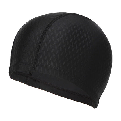 Mens Swim Cap Fabric Design Doesnt Constrict The Head Large Size