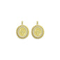 Clear CZ Oval CZ Saint Charm, Sku#LK940