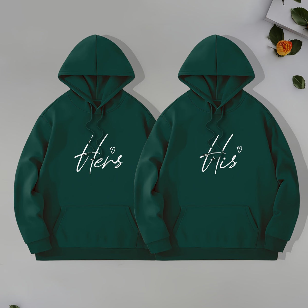 Stylish Casual Loose-fitting Unisex Hoodie For Couples