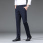 Mens Slim-fit Ice-silk Casual Pants