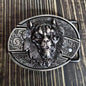 Smooth Buckle For Self-defense Trendy Punk-style Belt Buckle With A Distinctive Look