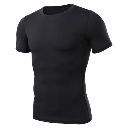 Slim-fit Casual Crew-neck Python-pattern T-shirt For Men