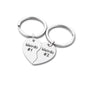 Love Stainless Steel Lettering Keychain Pendant Friend Couple