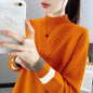 Womens Half-Turtleneck Sweater Base Layer Top For Layering