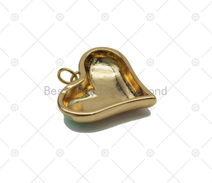 Colorful Enamel Heart Shape Pendant, Sku#L639