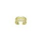 CZ Doule Line Dome Adjustable Ring, Sku#LK1068
