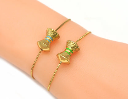 Enamel Spacer Beads, Sku#LK652