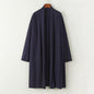 Men's Mandarin-collar Mid-length Trench Coat