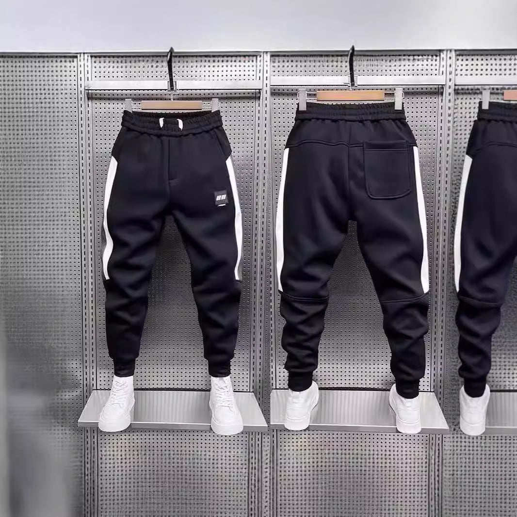 Casual Jogger Pants With Elastic Cuffsversatile Loose-fitting And On-trend