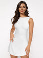 Backless Wide Strap Mini Dress
