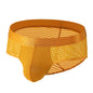 Men's Large Mesh Low Waist Wide Belt Briefs