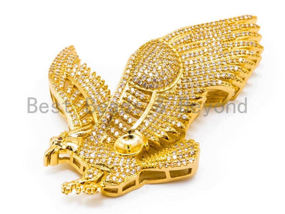 CZ Micro Pave Eagle Pendant, sku#L232