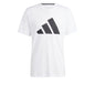 adidas Mens Standard Essentials Feelready Logo Training T-Shirt White/Black