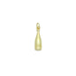 Gold Wine Bottle Charm Pendant, Sku#LK1178