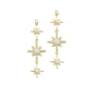 Clear CZ Pearl North Star Charm, Sku#LD512