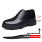 Men's Height Increasing Breathable Cowhide Leather Shoes