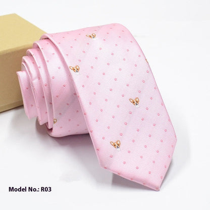 Fashion Exquisite Jacquard Tie Wedding Groom