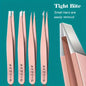 Eye Tweezer 4-piece Set Manicure Expert Eye-brow Knife Portable Tool Tweezers