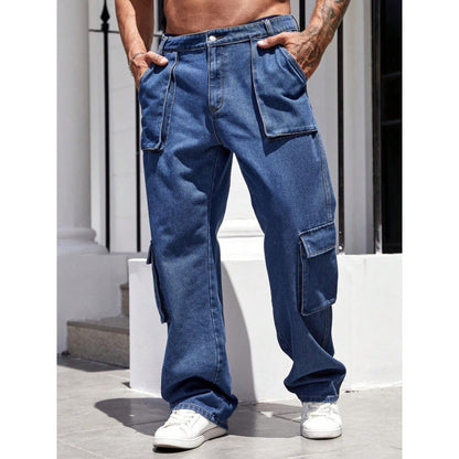 Retro Loose Straight-leg Casual Pants