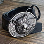 Smooth Buckle For Self-defense Trendy Punk-style Belt Buckle With A Distinctive Look