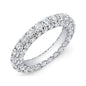 3-Row Cubic Zirconia Eternity Ring