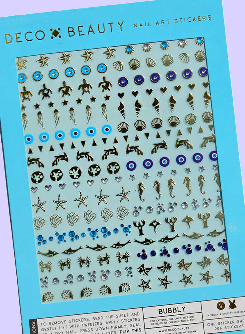 "Bubbly" Deco Beauty Nail Art Stickers
