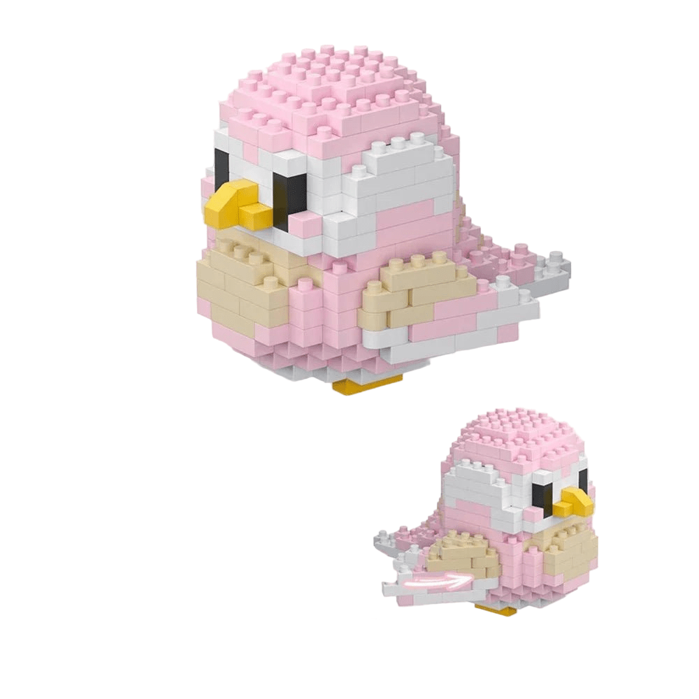 Colorful Parrot Micro Mini Building Blocks | Educational DIY Building Set for Kids and Adults