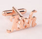 Frosted Name Abbreviation Cufflinks