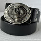 Smooth Buckle For Self-defense Trendy Punk-style Belt Buckle With A Distinctive Look