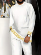 Fashionable Mens Long-Sleeve Pants Sports Suit
