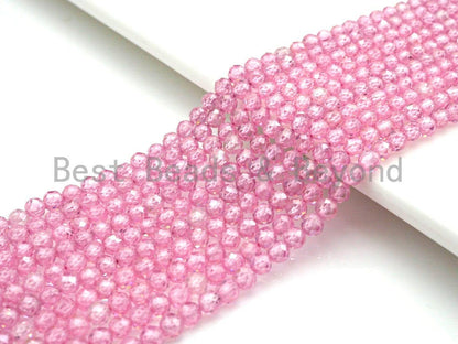 2mm/3mm/4mm High Quality Sparkly Cubic Zirconia Beads, Faceted beads,SKU#U918