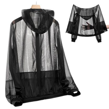 Mens Lightweight Breathable Outdoor Sun-Protective Jacket