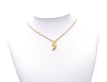 CZ Horn Charm, Sku#B139