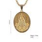 Stainless Steel Retro Mother-Son Pendant
