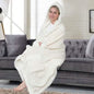 Jellie Cozy and Ultra Plush Sherpa Hoodie Throw