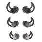MQIMY Silicone Replacement Earbud Tips Earbud Covers Ear Tips Compatible with Bose QC20 QC20i SoundSport SIE2i IE2 IE3 Headphone Rubber Tips 3 Pairs S M L