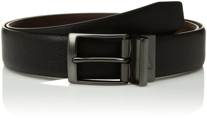 Nike Mens Pebble Feather Edge Reversible Belt Black/Brown 34