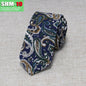 Narrow Casual Patterned Tie For Men